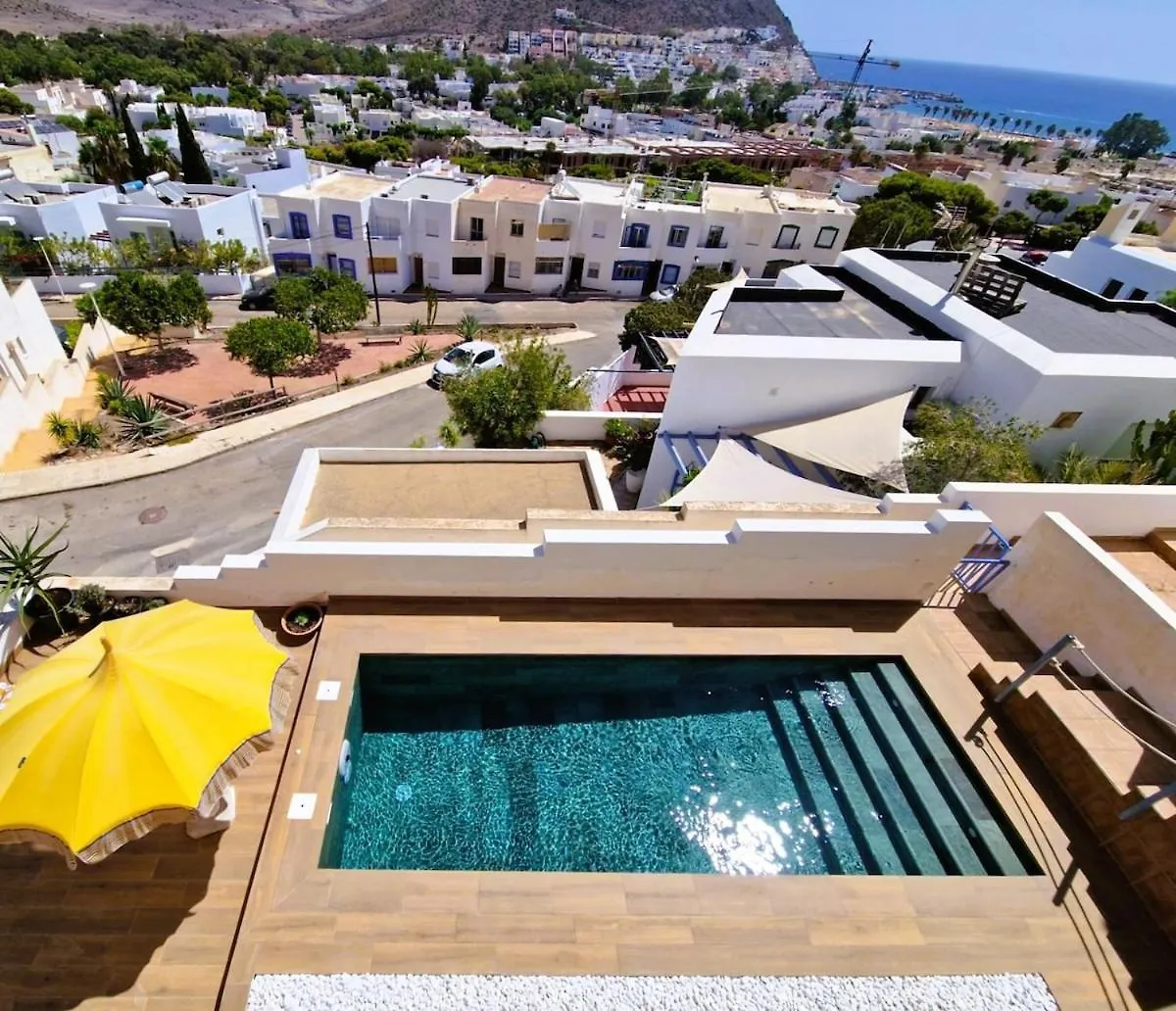Chalet Independiente Con Piscina, Terraza Y Vistas Al Mar Y Montana San José 0*,
