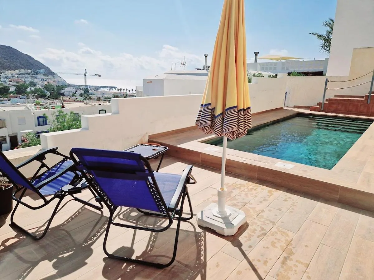 Vakantiehuis Chalet Independiente Con Piscina, Terraza Y Vistas Al Mar Y Montana San José Spanje