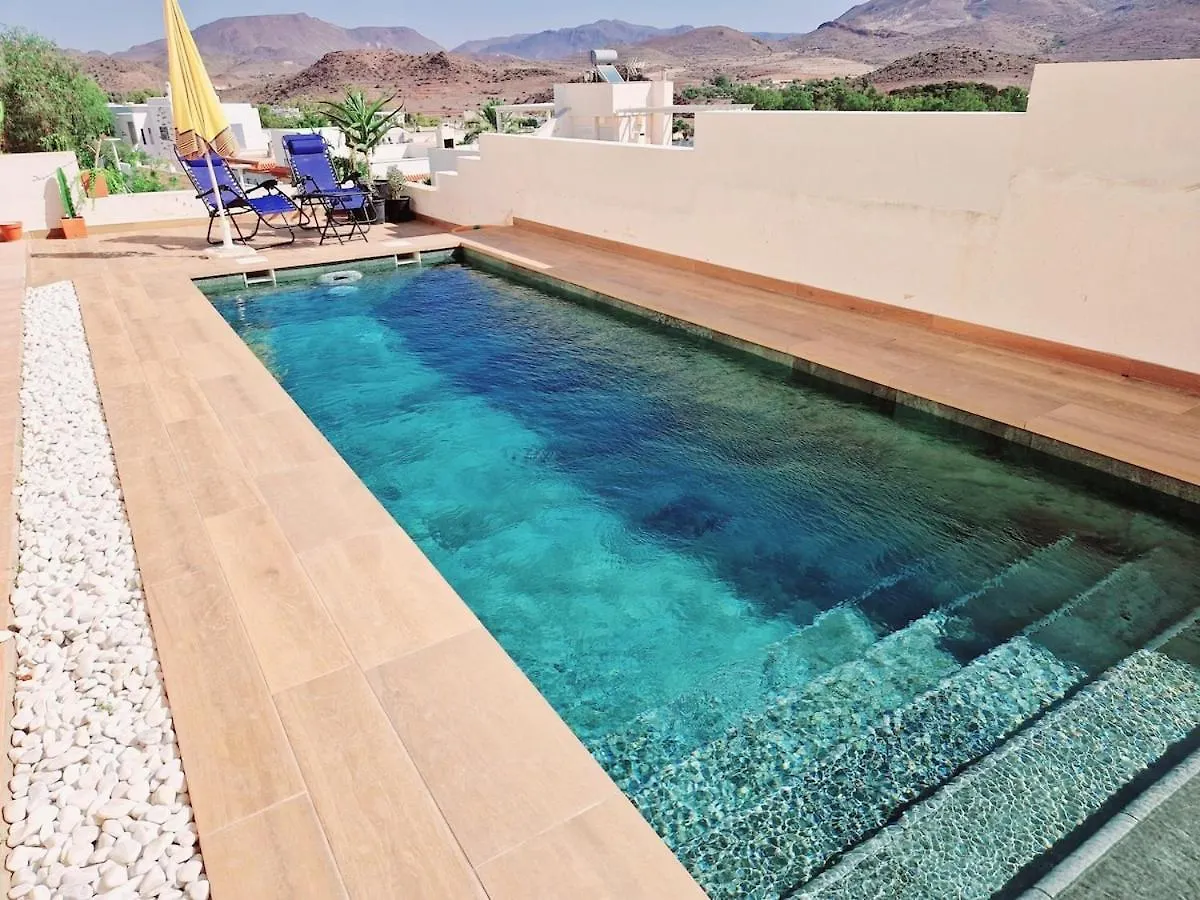 Vakantiehuis Chalet Independiente Con Piscina, Terraza Y Vistas Al Mar Y Montana San José